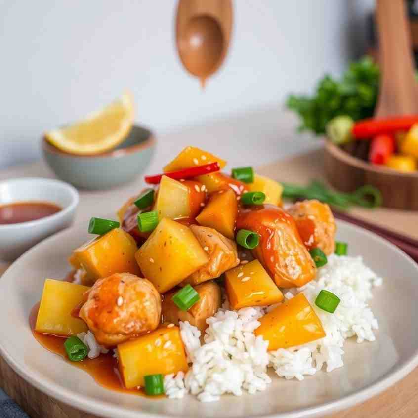 Easy Pineapple Chicken Recipe - One-Pan